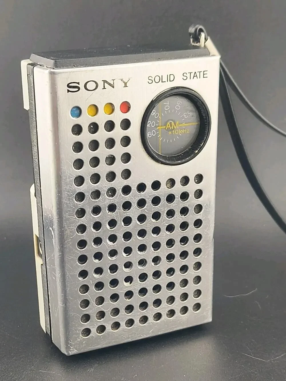 Vintage Sony TR-4100 Solid State 6 Transistor AM Radio - Tested & Working
